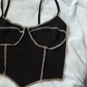 Corset top 
Black 
Size XS/S
Cute top
